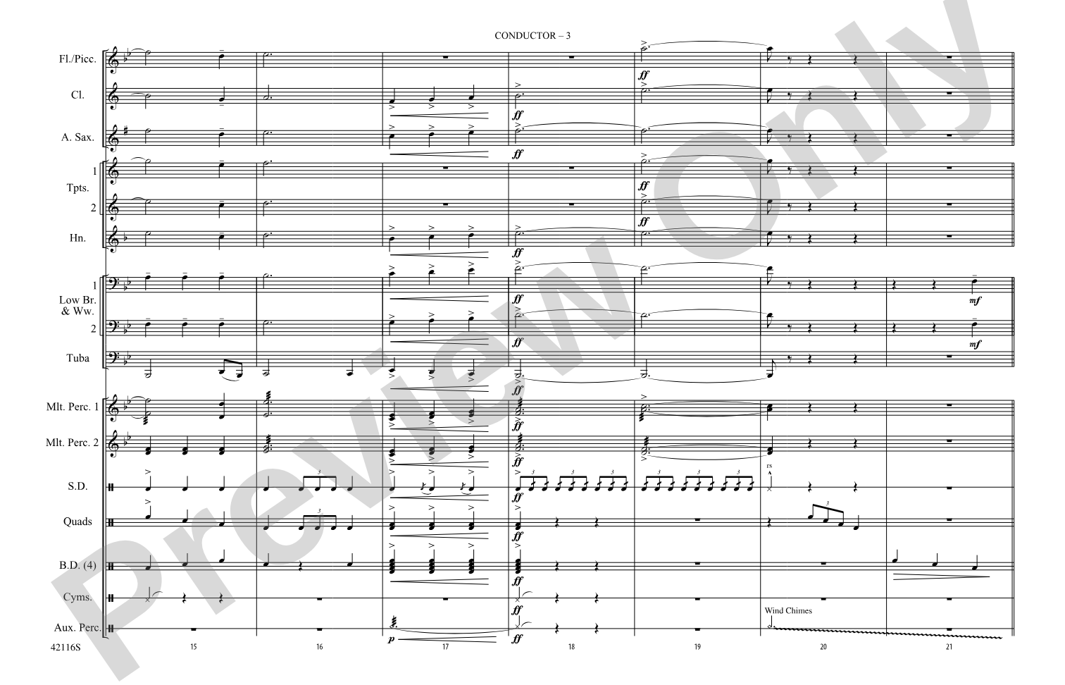 You're Still a Young Man: Marching Band Conductor Score & Parts