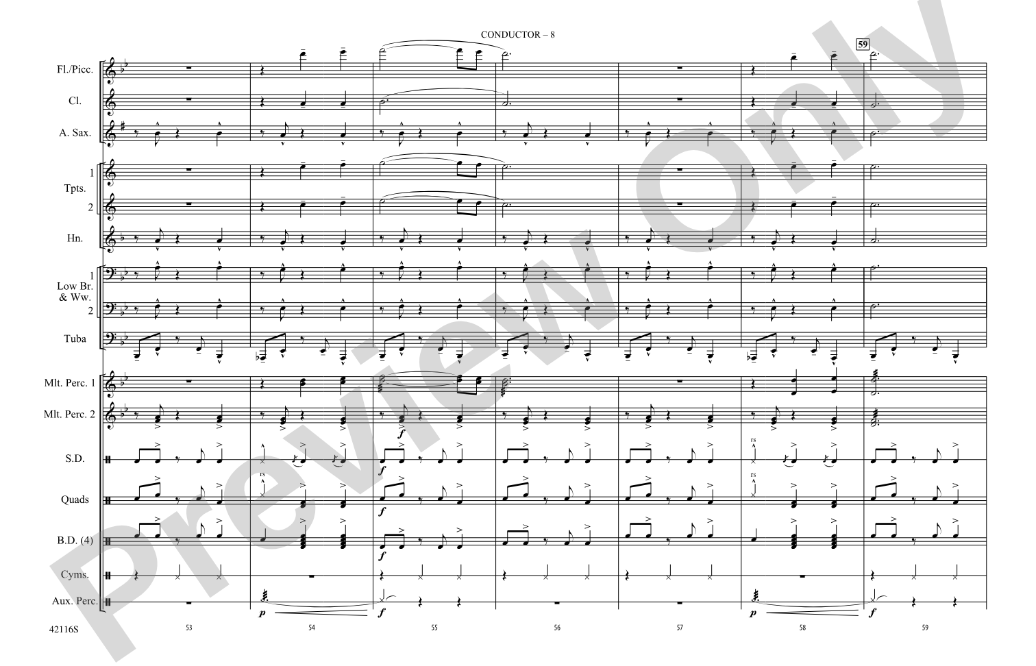 You're Still a Young Man: Marching Band Conductor Score & Parts