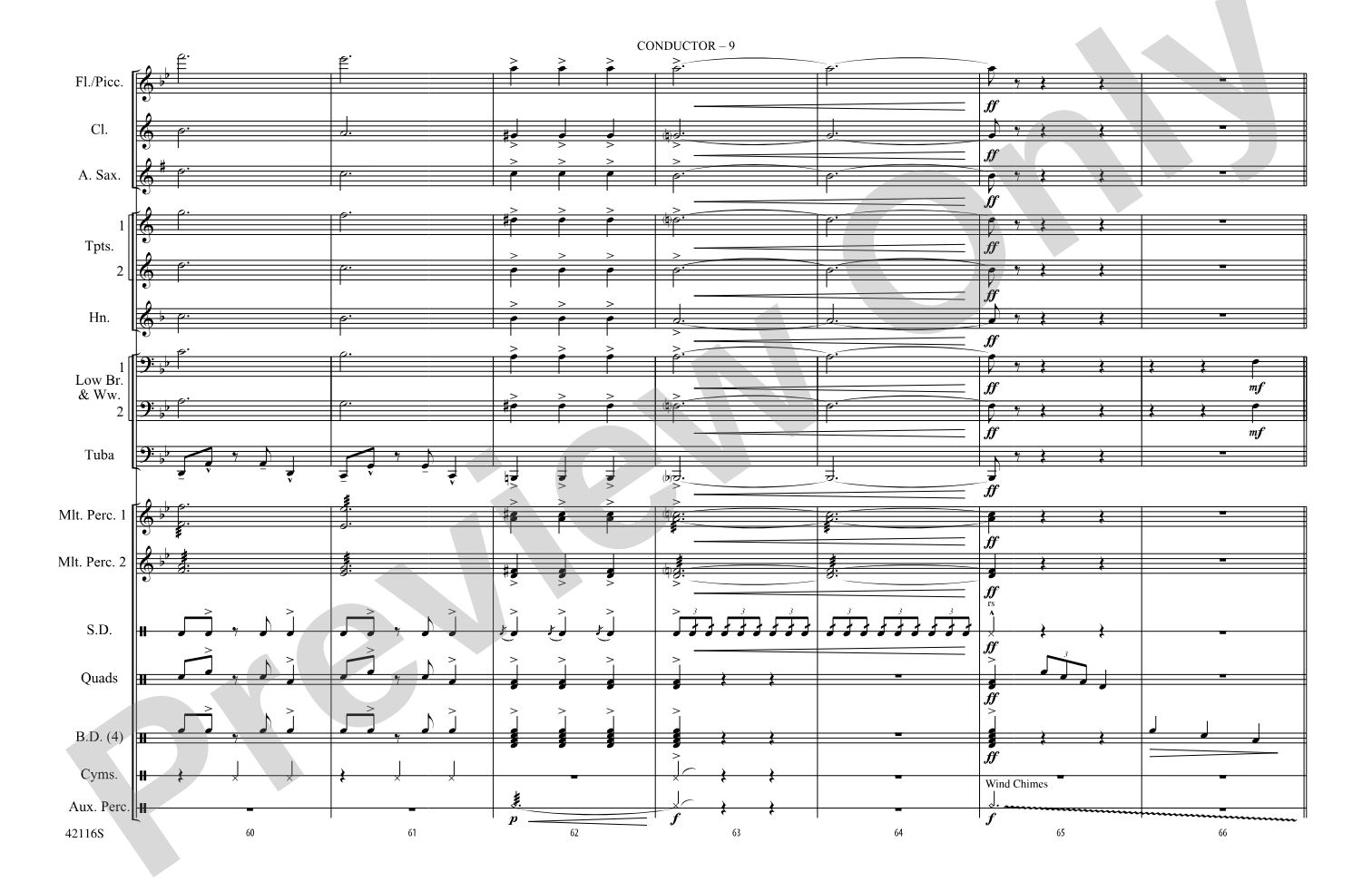You're Still a Young Man: Marching Band Conductor Score & Parts