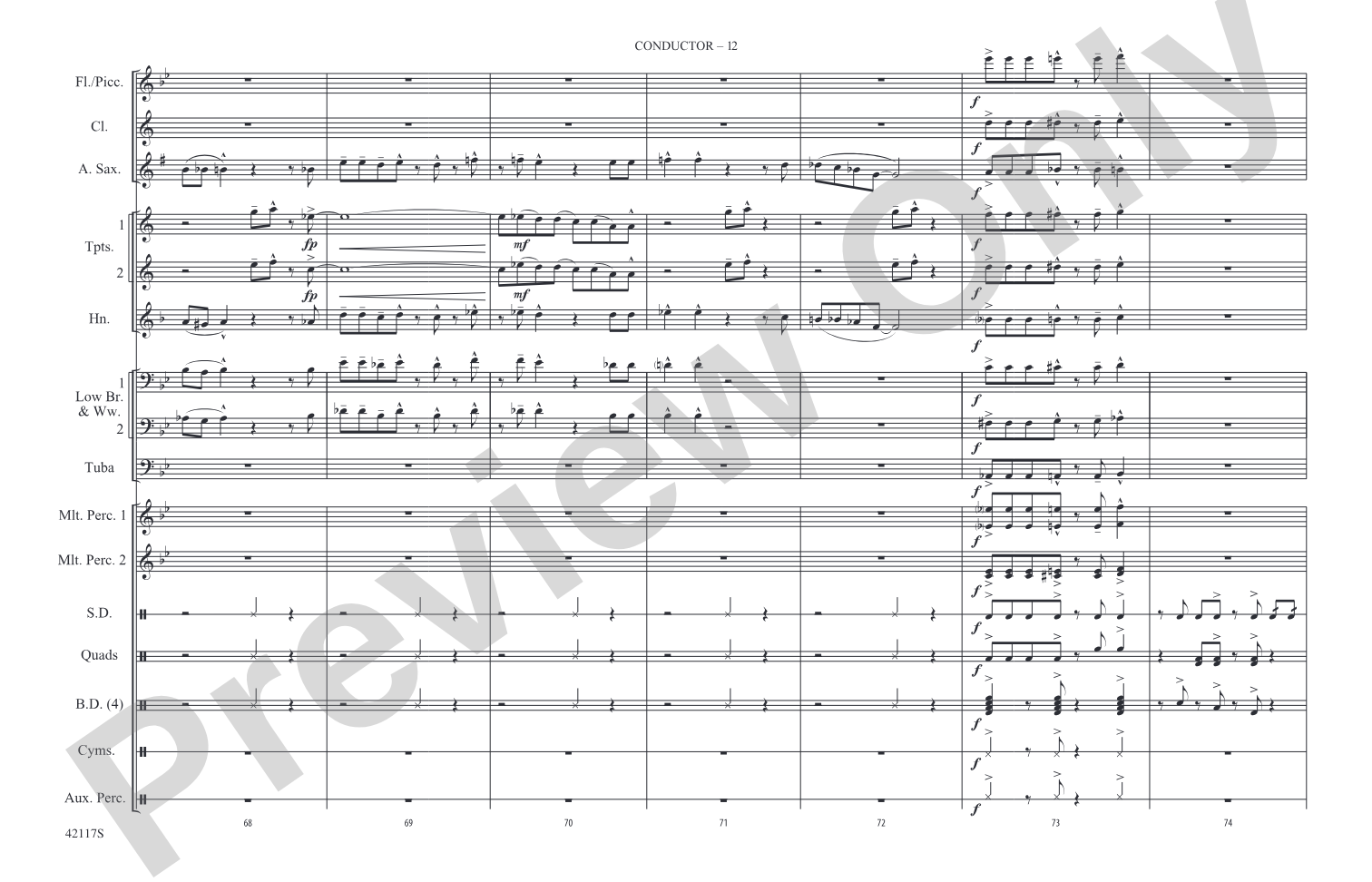 Down to the Nightclub / What Is Hip?: Marching Band Conductor Score & Parts