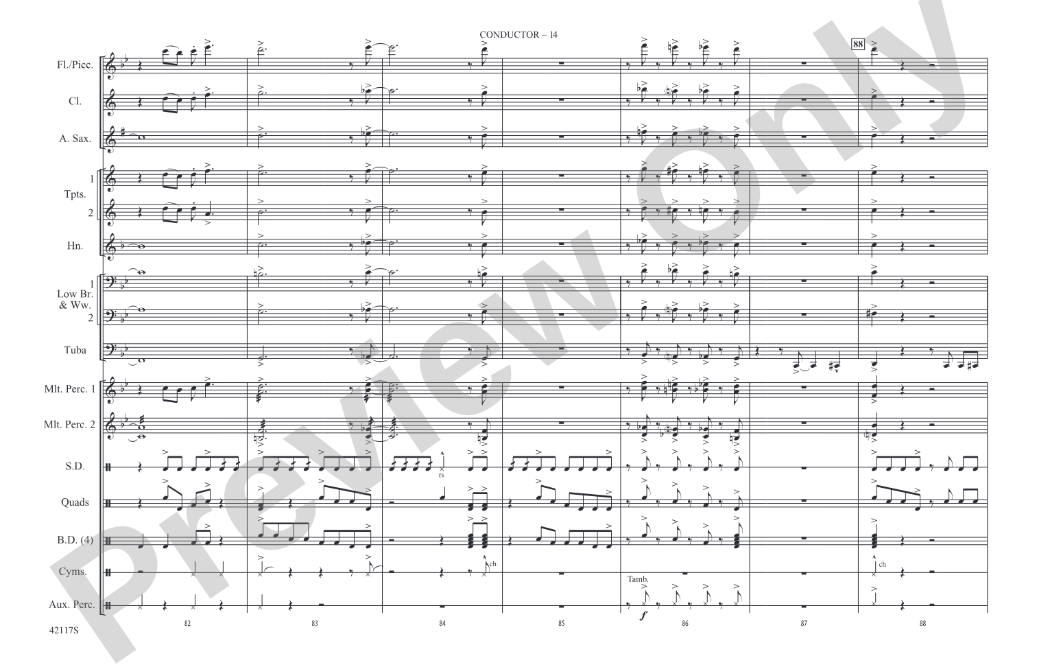 Down to the Nightclub / What Is Hip?: Marching Band Conductor Score & Parts
