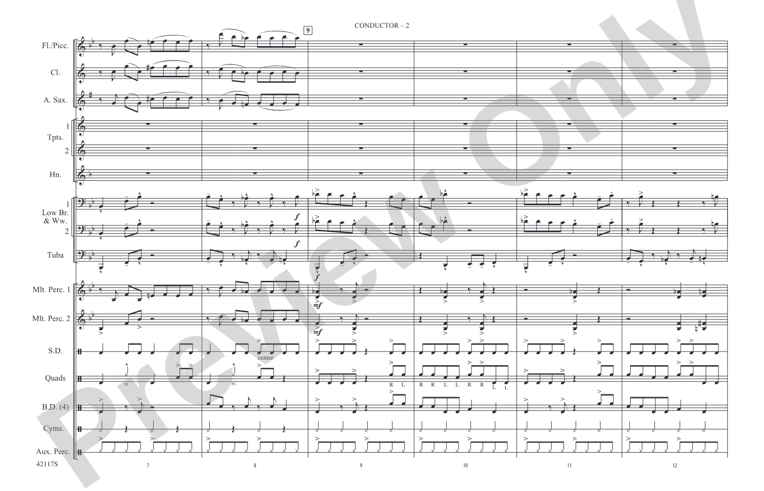 Down to the Nightclub / What Is Hip?: Marching Band Conductor Score & Parts