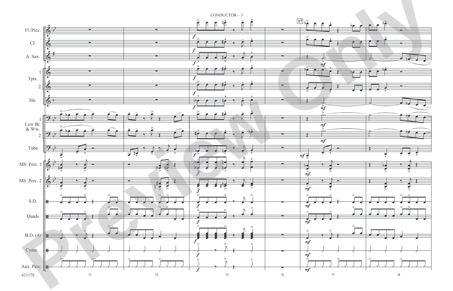 Down to the Nightclub / What Is Hip?: Marching Band Conductor Score & Parts
