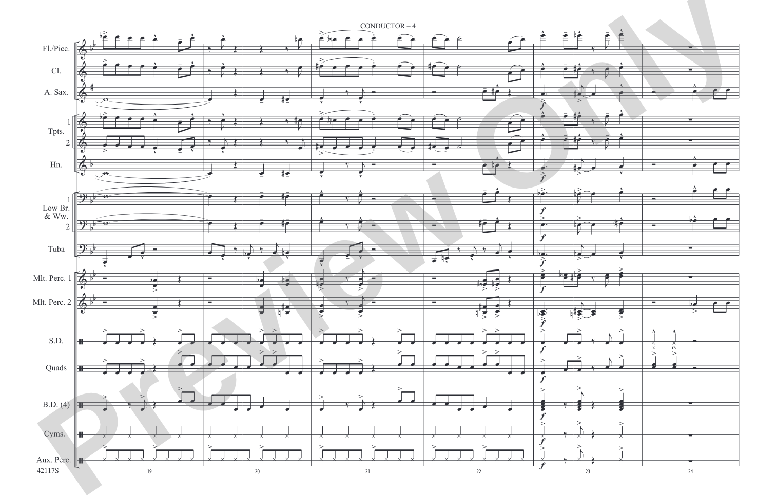Down to the Nightclub / What Is Hip?: Marching Band Conductor Score & Parts