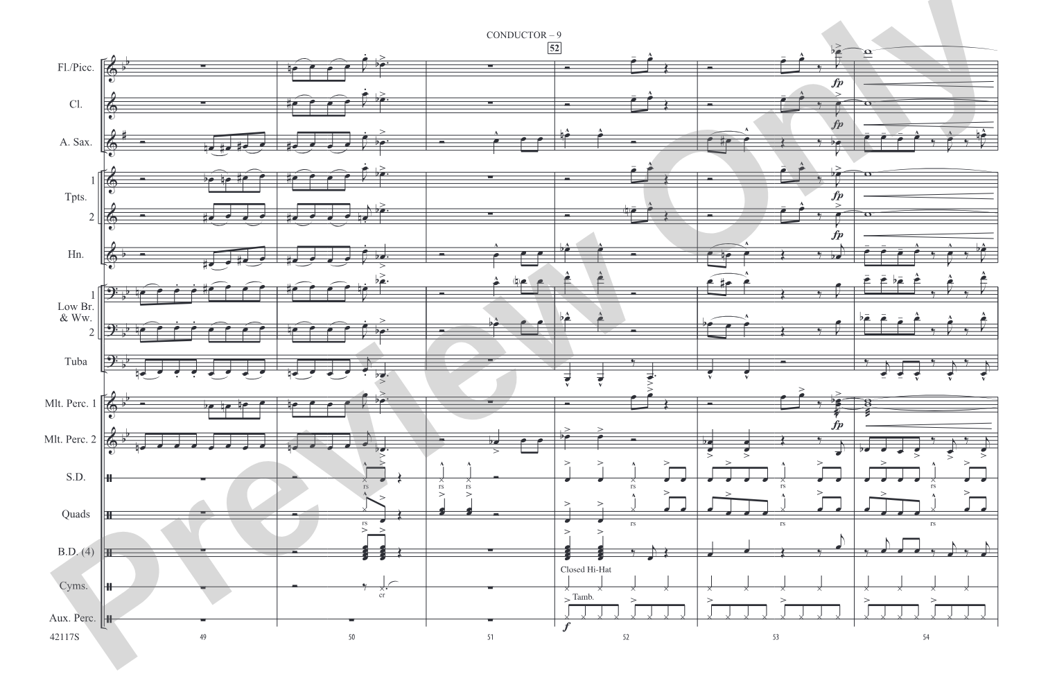 Down to the Nightclub / What Is Hip?: Marching Band Conductor Score & Parts