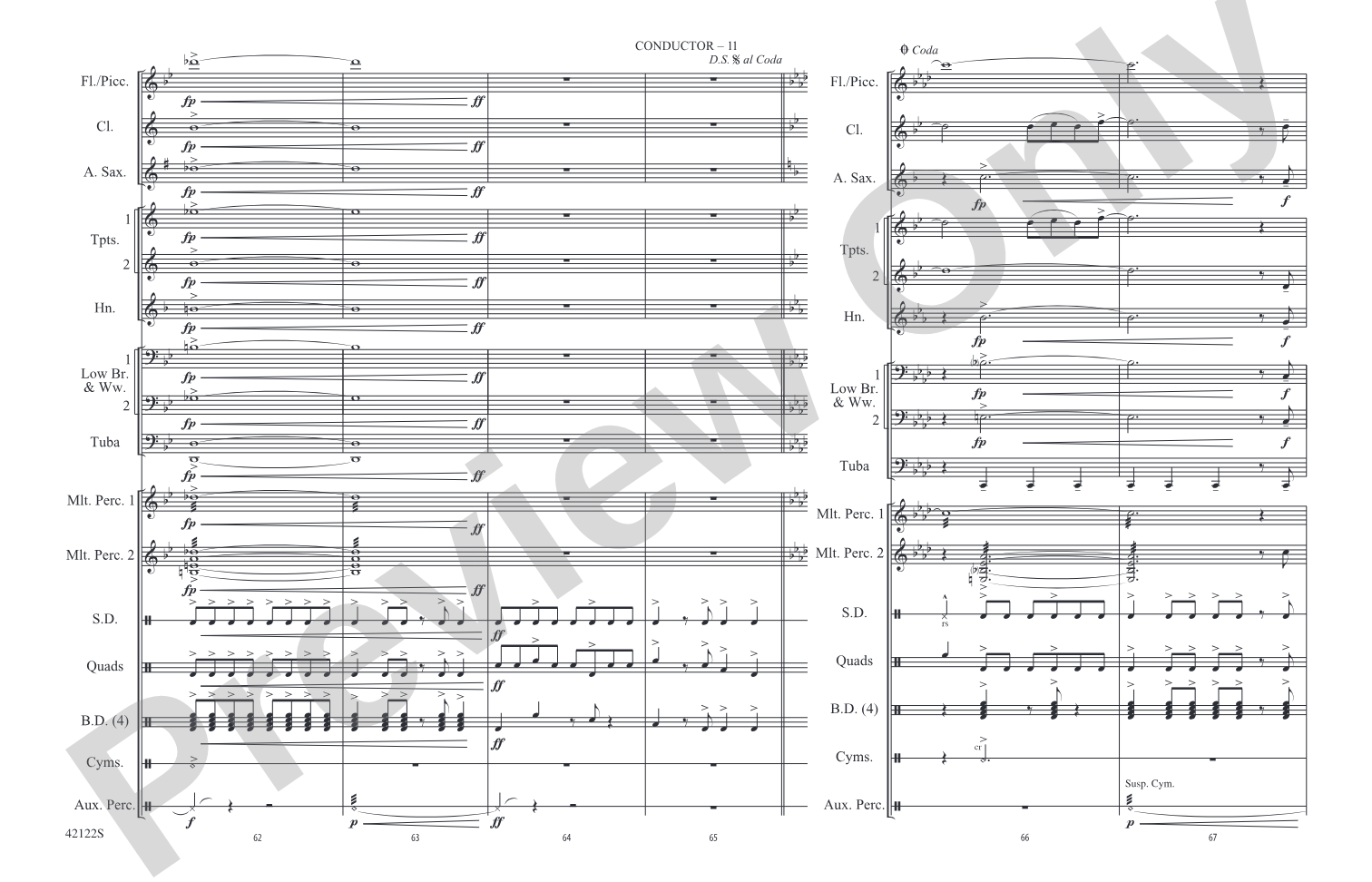 Give It One: Marching Band Conductor Score & Parts
