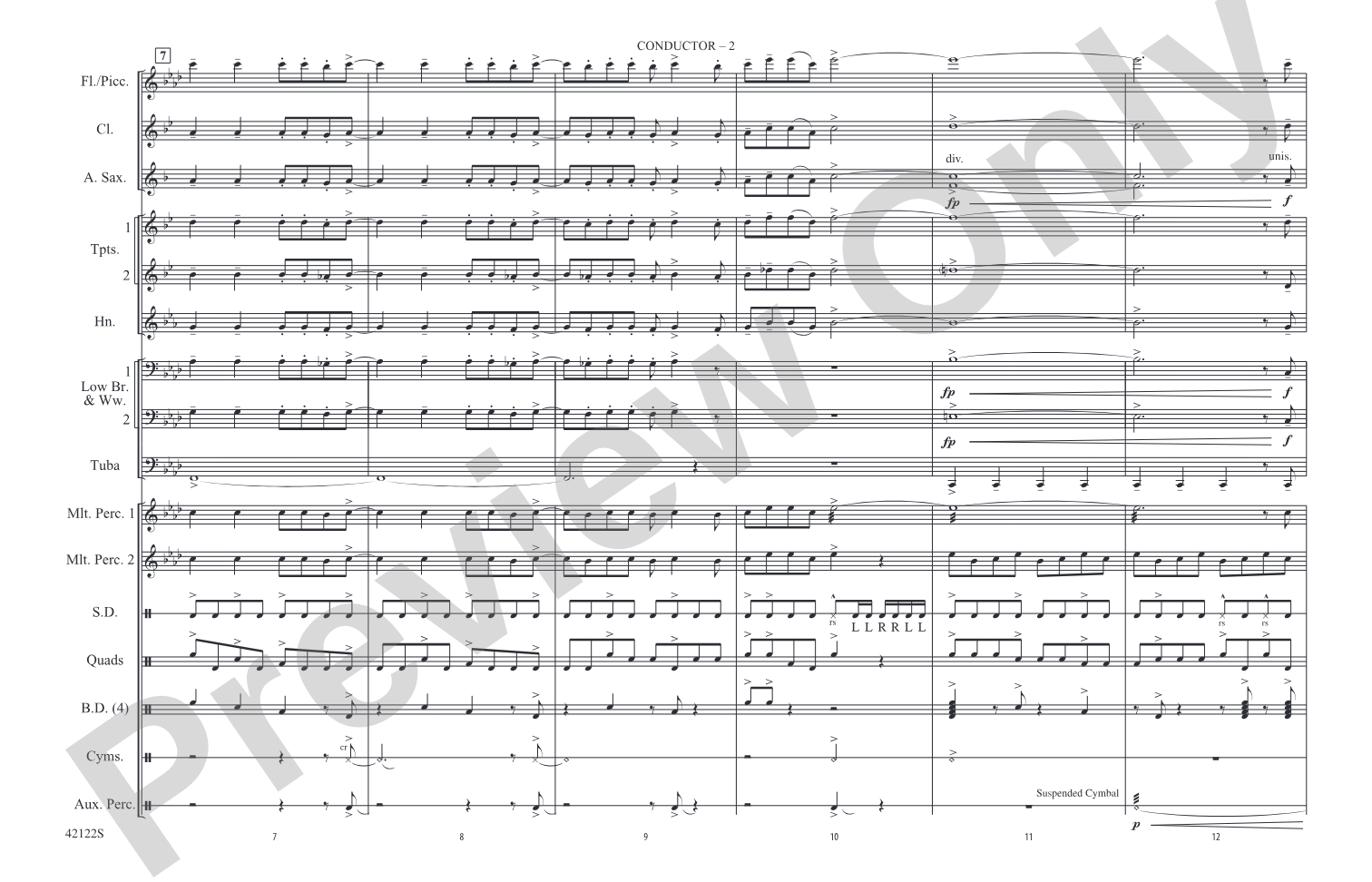 Give It One: Marching Band Conductor Score & Parts