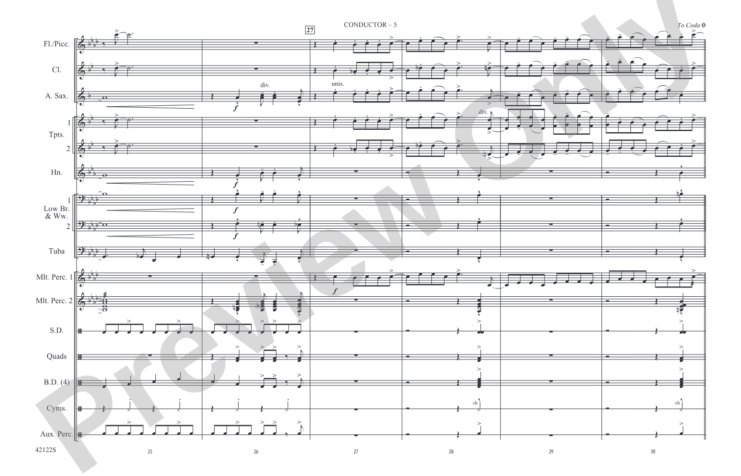 Give It One: Marching Band Conductor Score & Parts