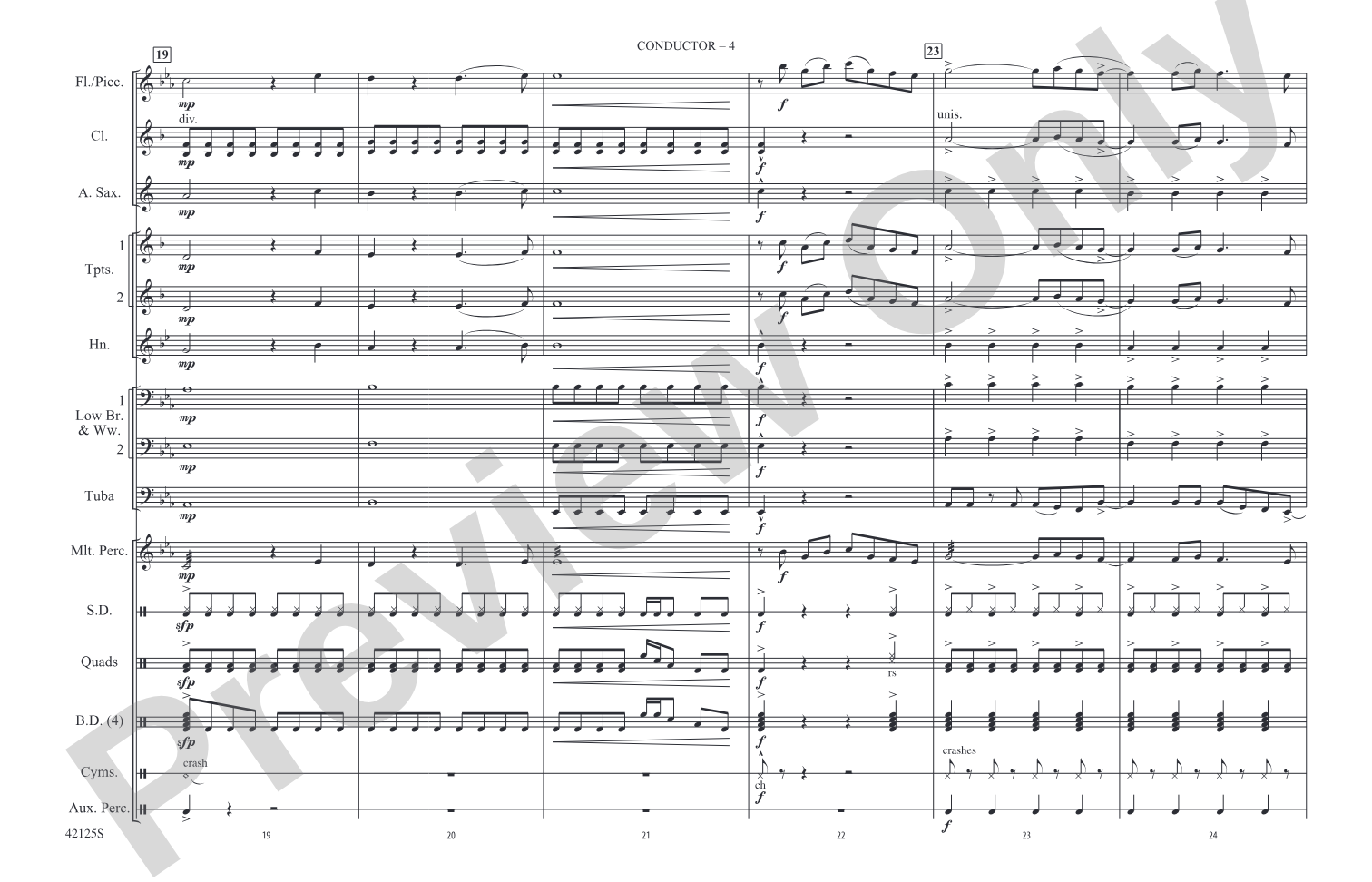 Still into You: Marching Band Conductor Score & Parts