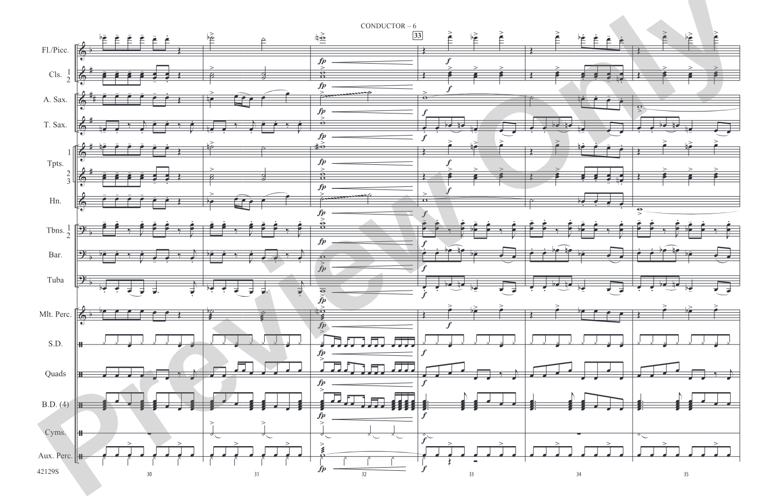Workin' for a Livin': Marching Band Conductor Score & Parts
