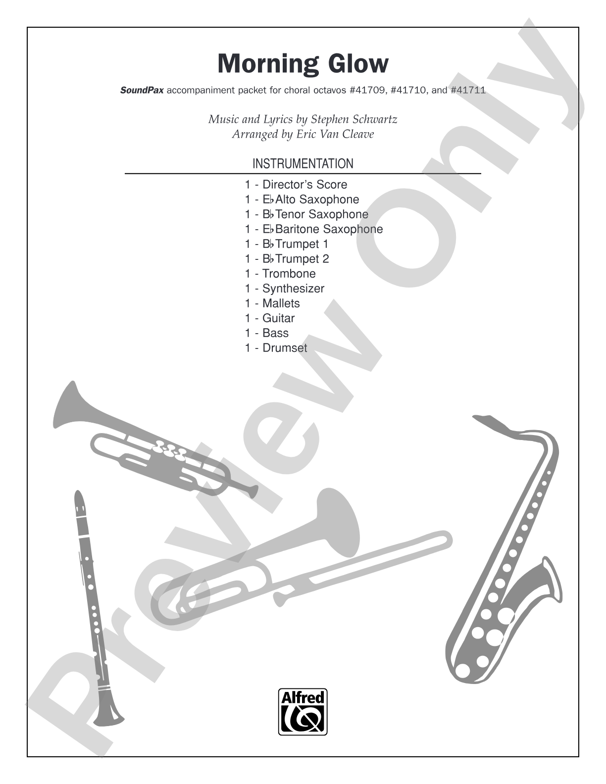 Morning Glow: Score: Choral SoundPax