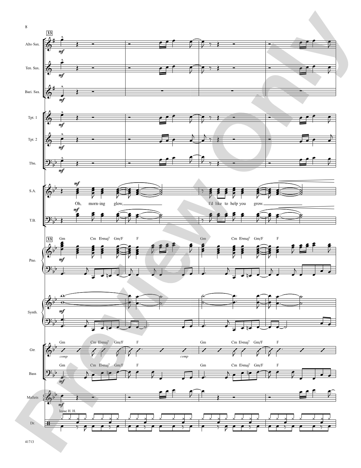 Morning Glow: Score: Choral SoundPax