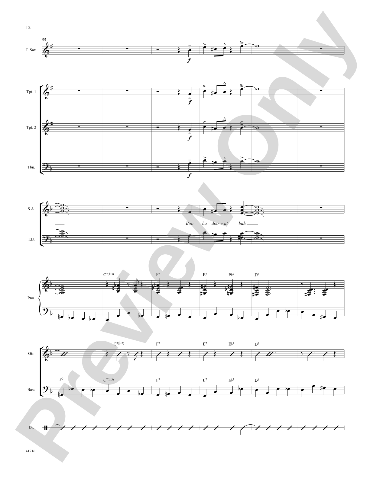 Sweet Georgia Brown: Score: Choral SoundPax