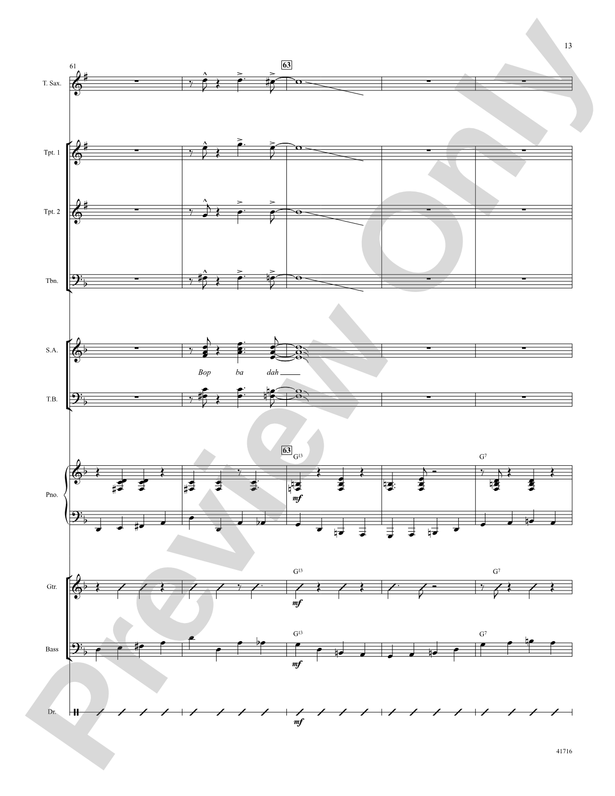 Sweet Georgia Brown: Score: Choral SoundPax