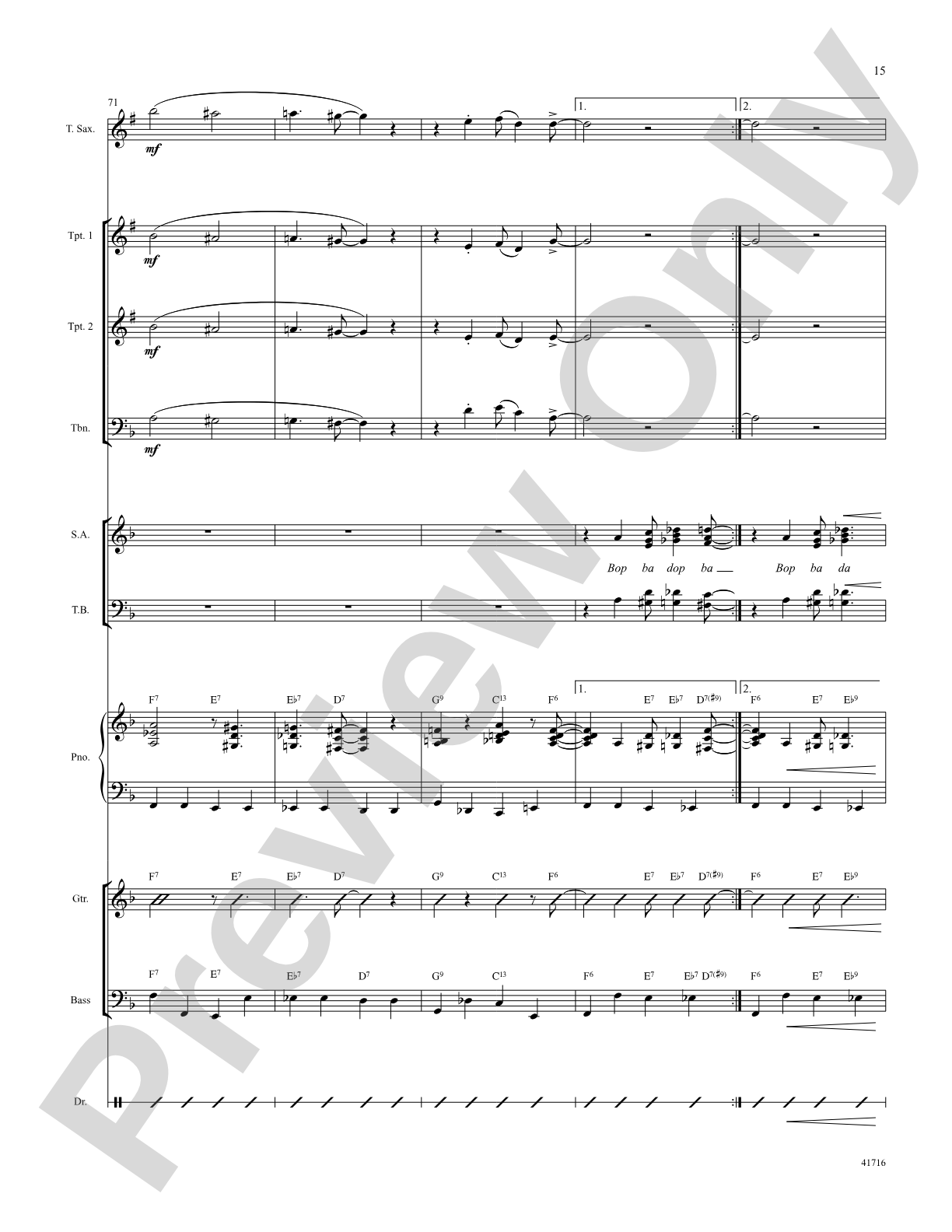 Sweet Georgia Brown: Score: Choral SoundPax