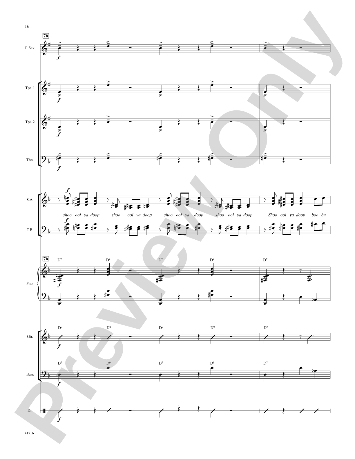 Sweet Georgia Brown: Score: Choral SoundPax