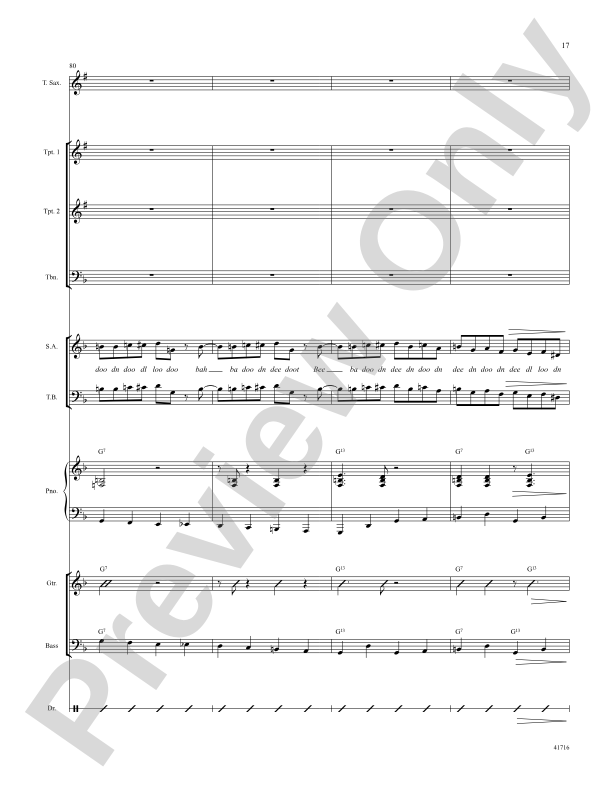 Sweet Georgia Brown: Score: Choral SoundPax