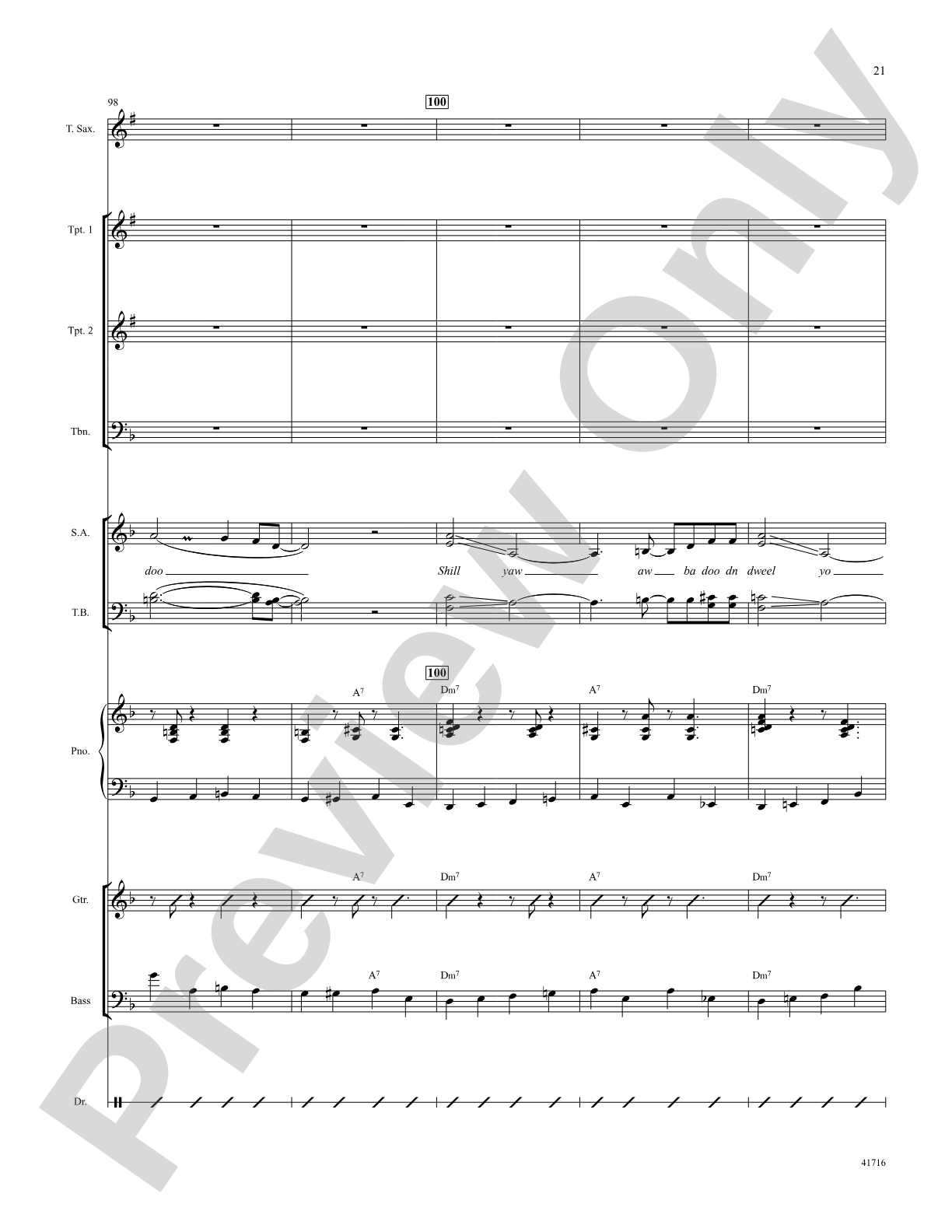 Sweet Georgia Brown: Score: Choral SoundPax