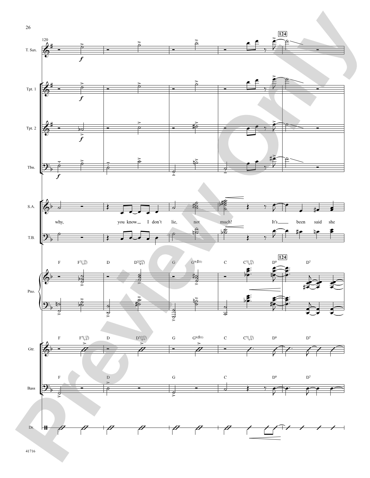 Sweet Georgia Brown: Score: Choral SoundPax