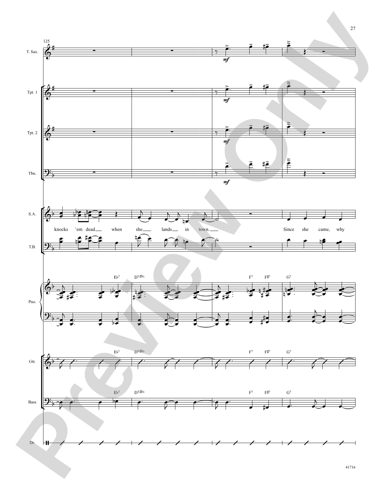 Sweet Georgia Brown: Score: Choral SoundPax