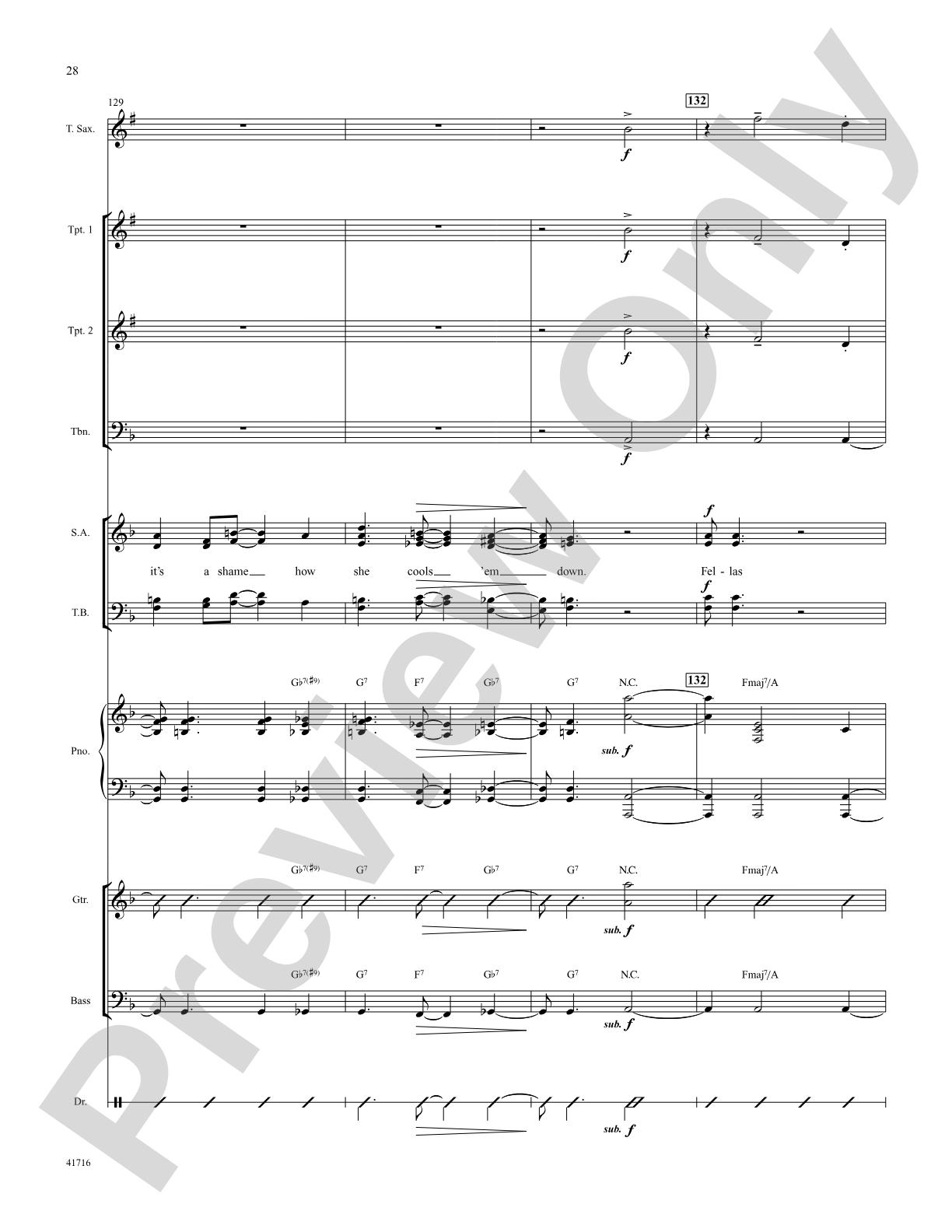 Sweet Georgia Brown: Score: Choral SoundPax