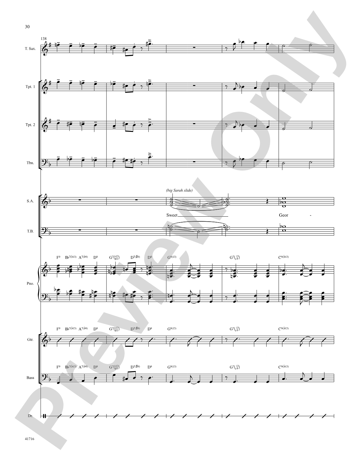 Sweet Georgia Brown: Score: Choral SoundPax