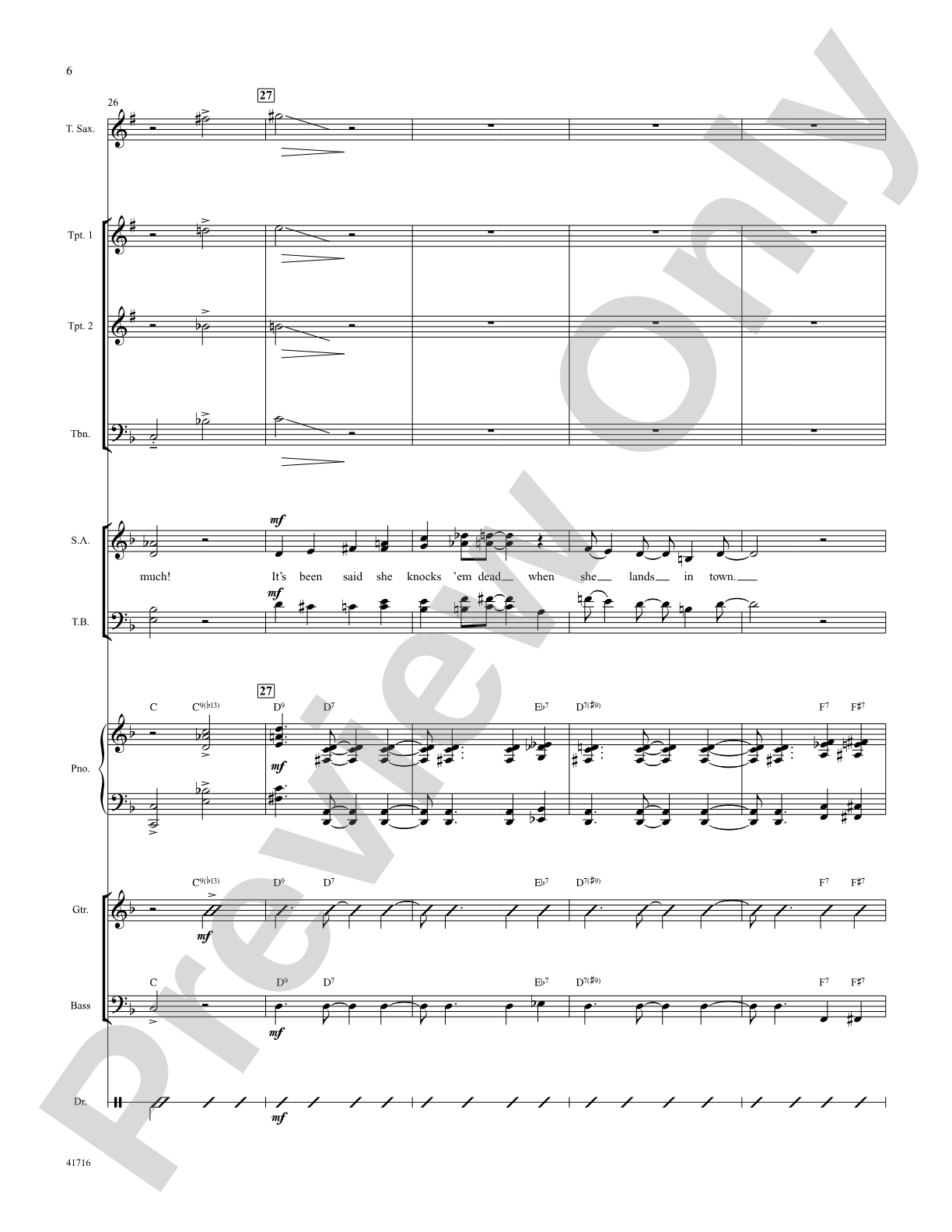 Sweet Georgia Brown: Score: Choral SoundPax