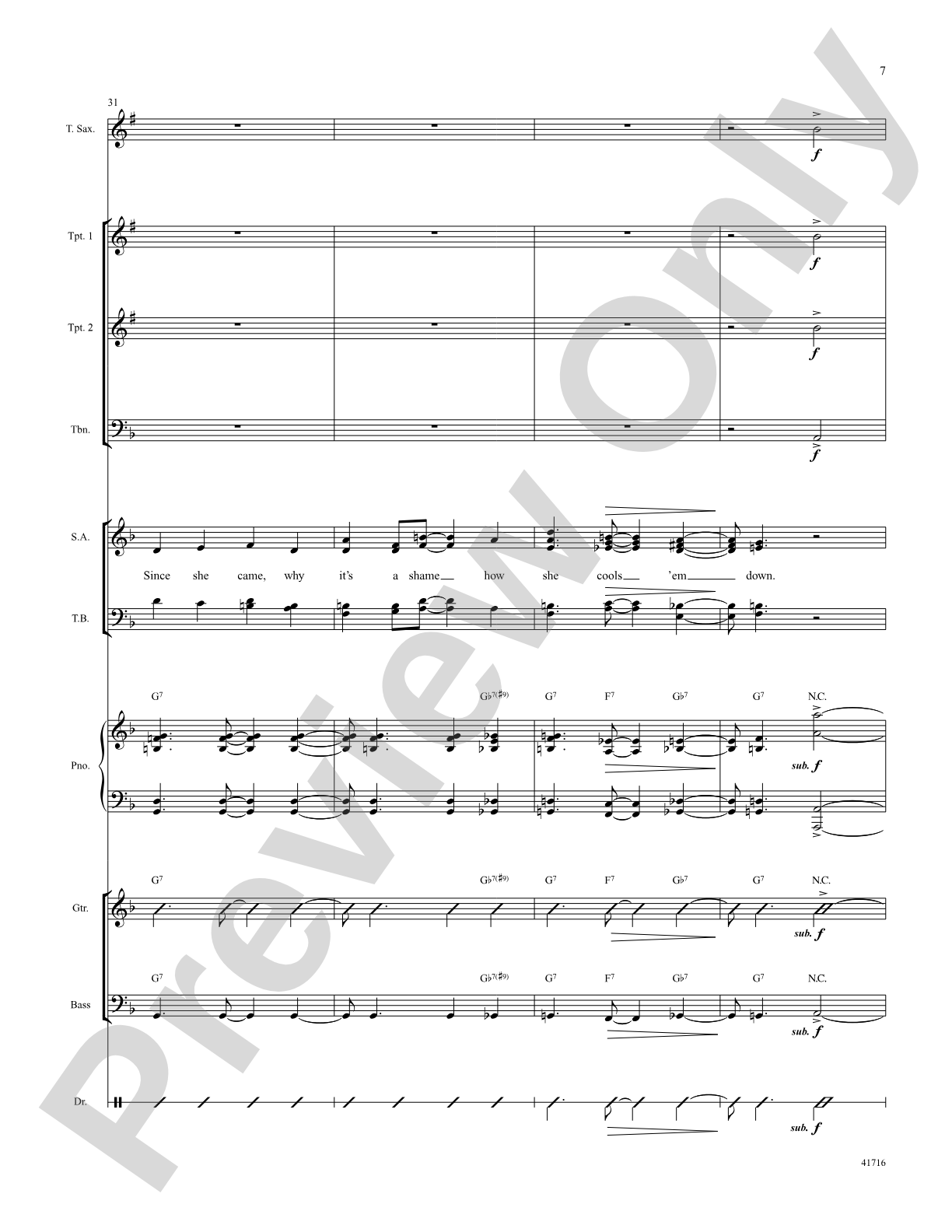 Sweet Georgia Brown: Score: Choral SoundPax