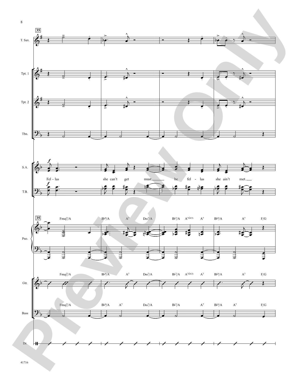 Sweet Georgia Brown: Score: Choral SoundPax