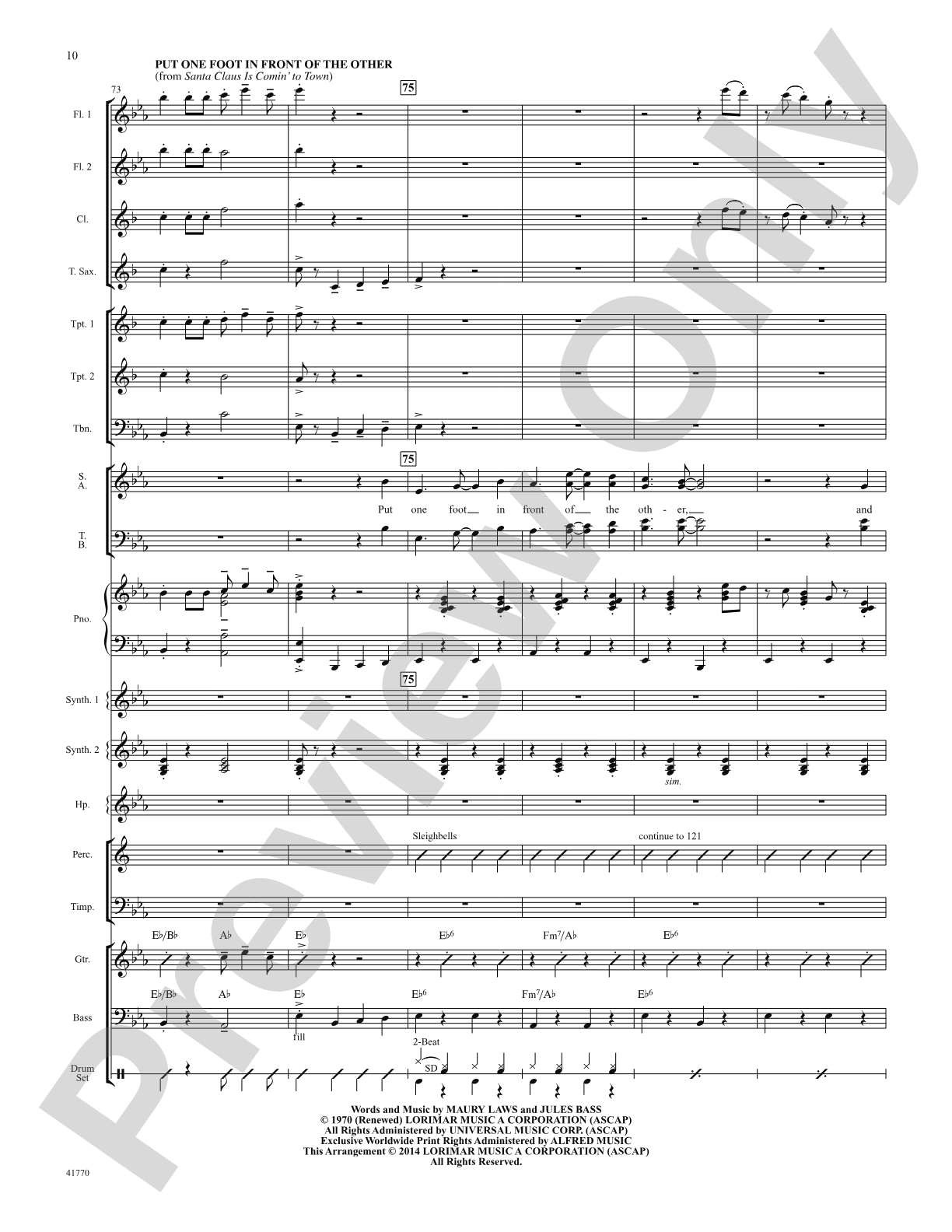 Cartoon Christmas: Score: Choral SoundPax