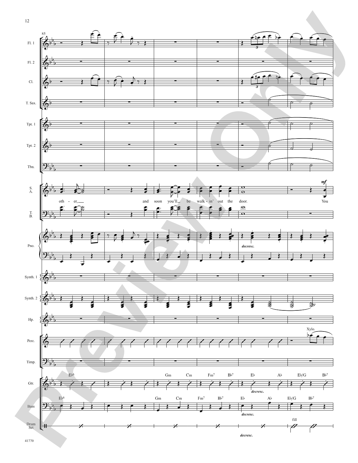 Cartoon Christmas: Score: Choral SoundPax