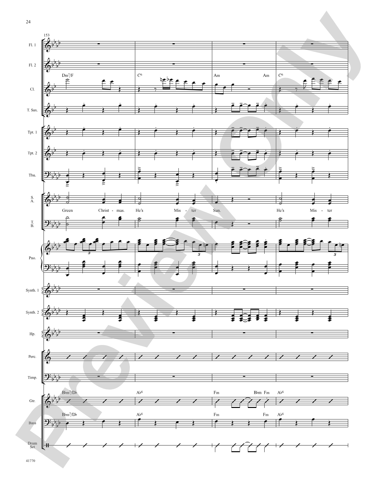 Cartoon Christmas: Score: Choral SoundPax
