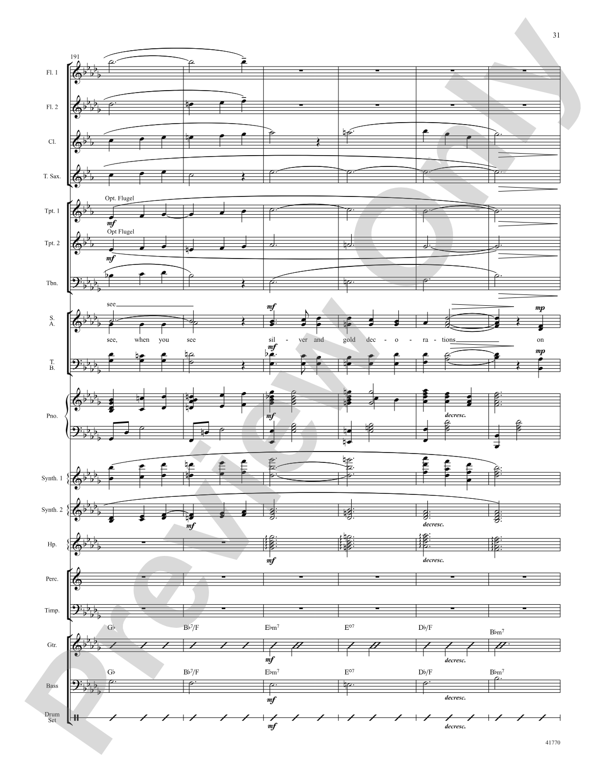 Cartoon Christmas: Score: Choral SoundPax