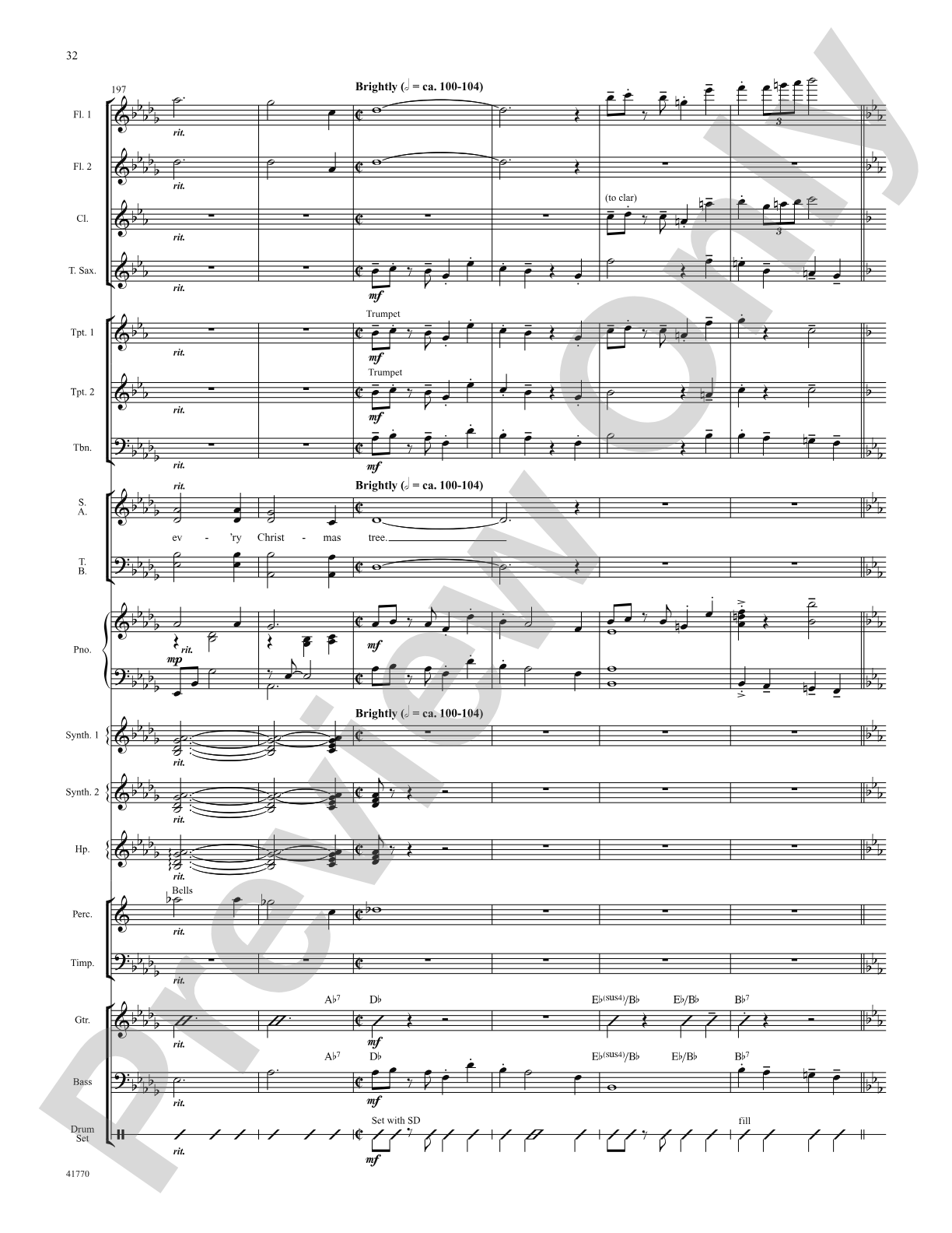 Cartoon Christmas: Score: Choral SoundPax