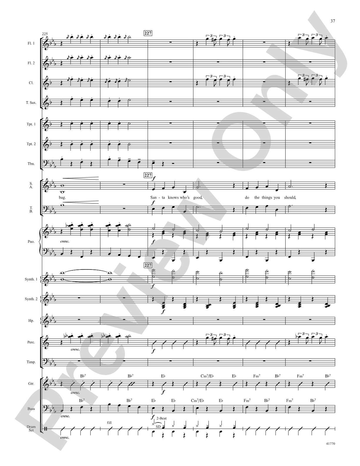 Cartoon Christmas: Score: Choral SoundPax