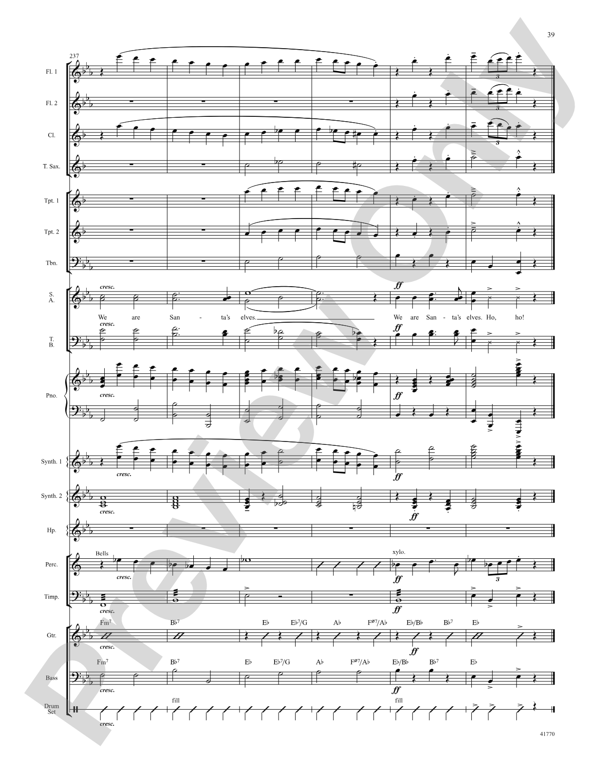 Cartoon Christmas: Score: Choral SoundPax