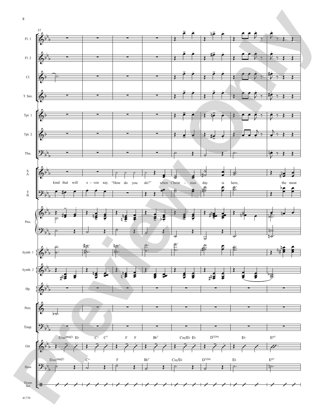 Cartoon Christmas: Score: Choral SoundPax