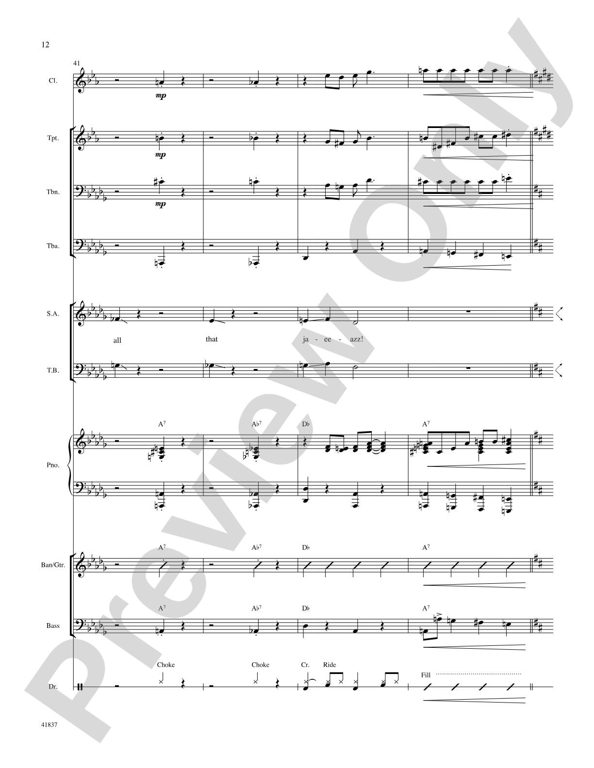 And All That Jazz: Score: Choral SoundPax