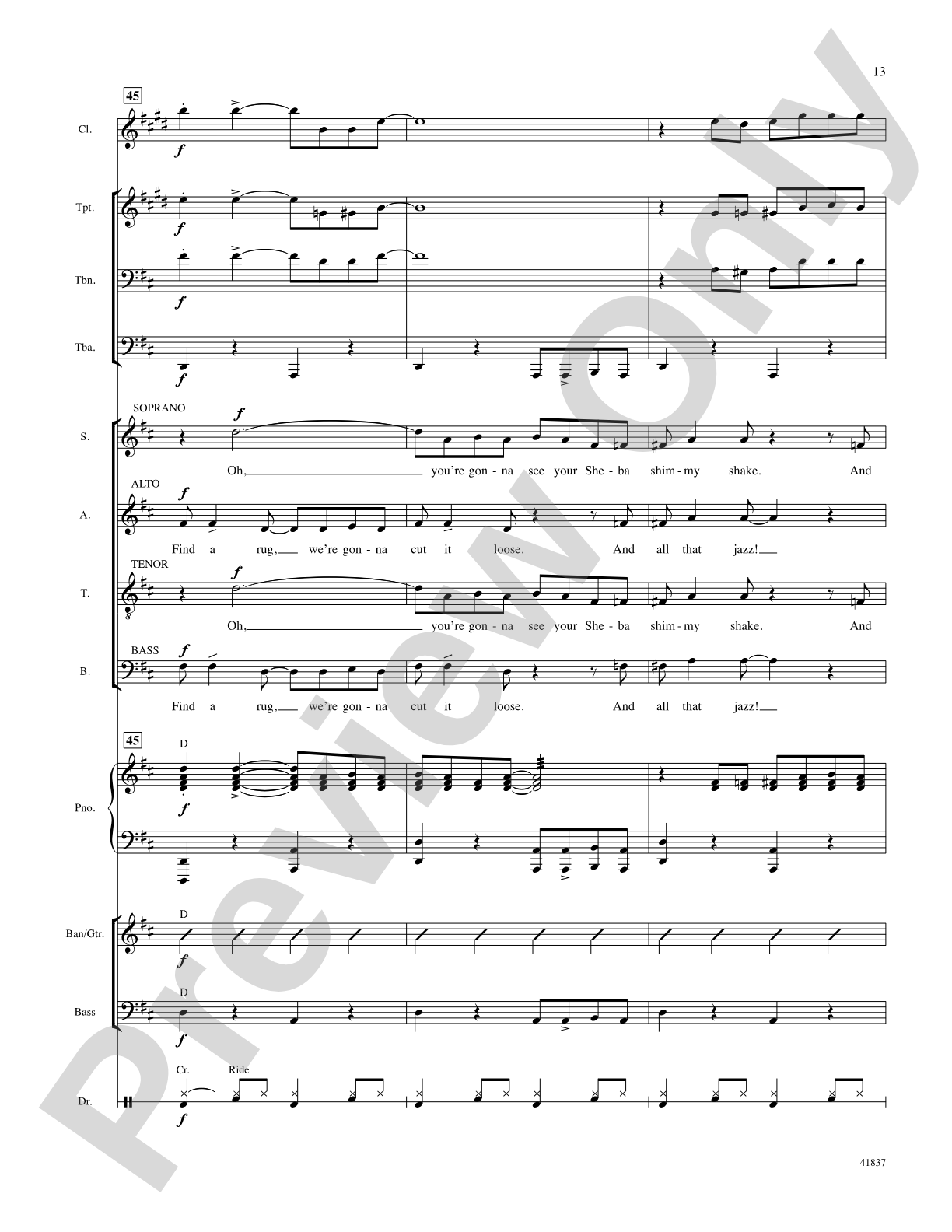 And All That Jazz: Score: Choral SoundPax