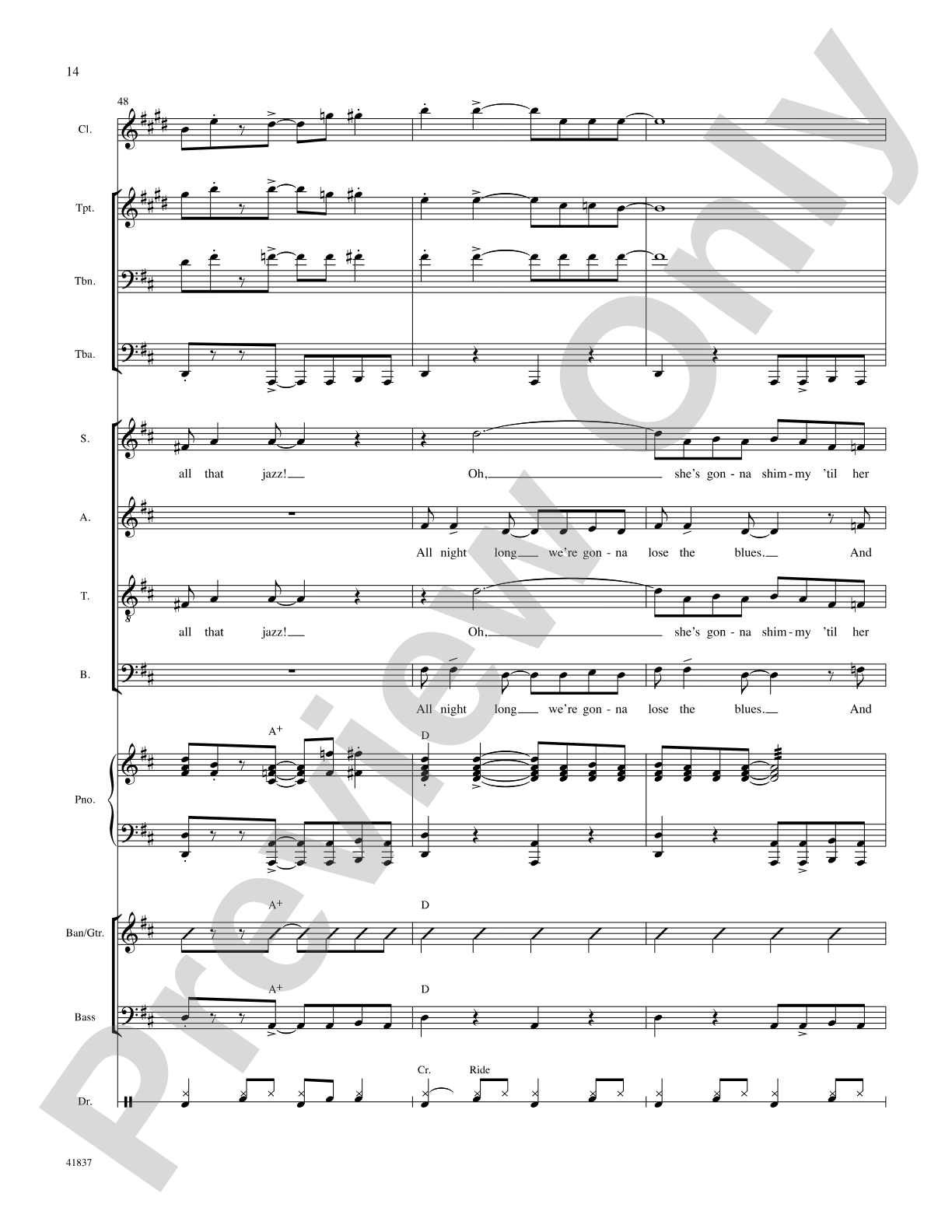 And All That Jazz: Score: Choral SoundPax