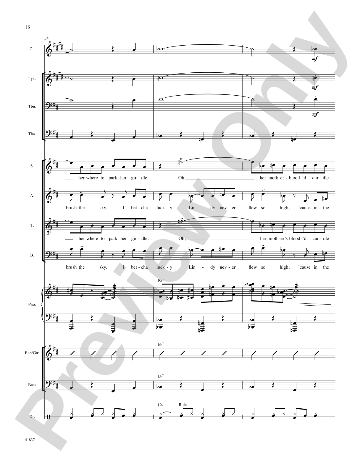 And All That Jazz: Score: Choral SoundPax
