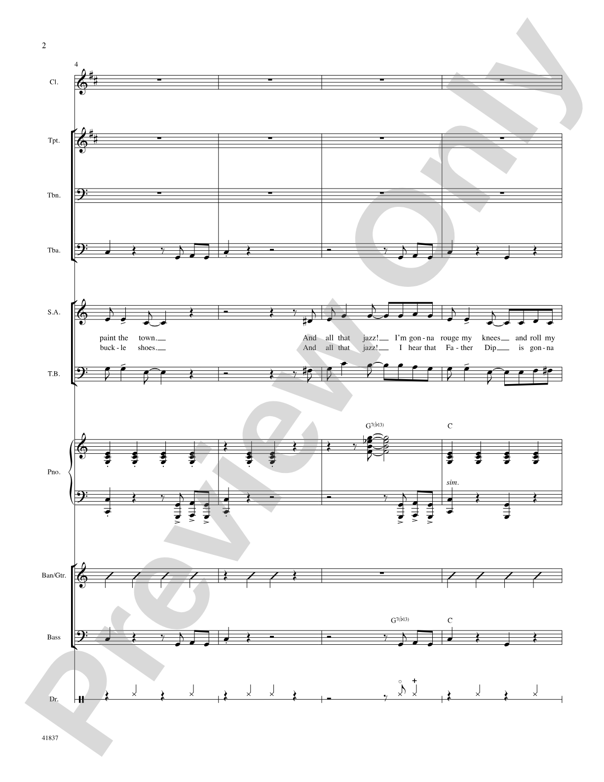 And All That Jazz: Score: Choral SoundPax