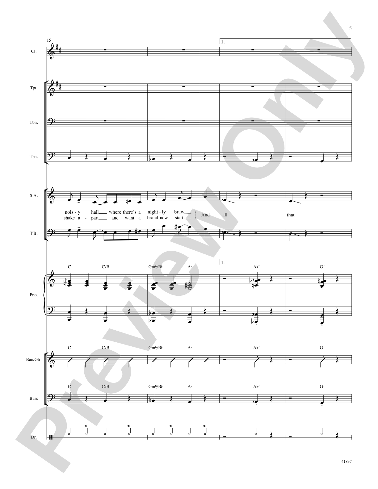 And All That Jazz: Score: Choral SoundPax