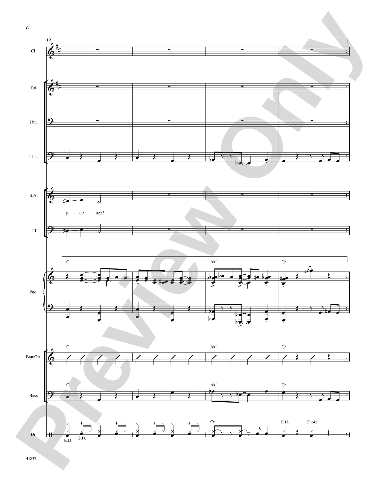 And All That Jazz: Score: Choral SoundPax