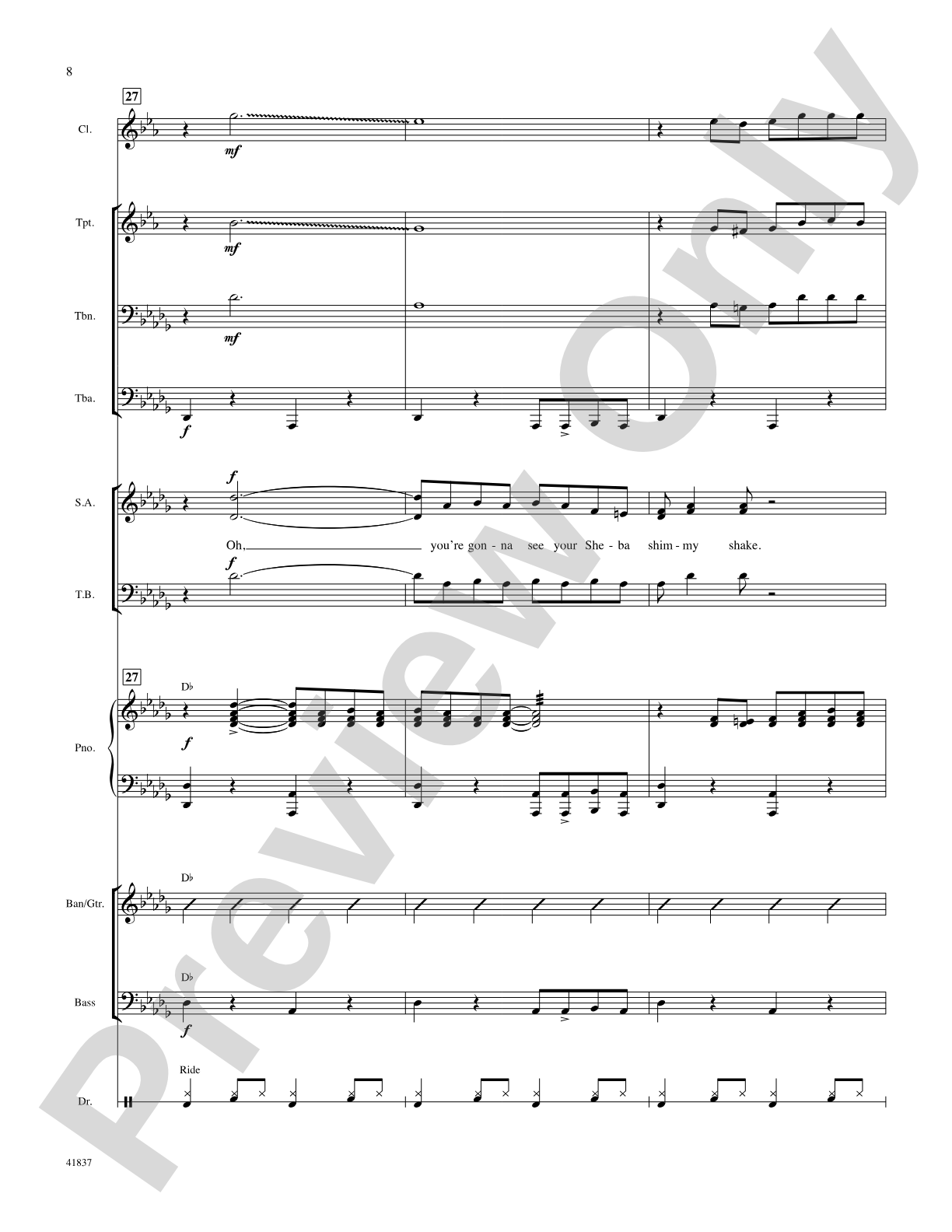 And All That Jazz: Score: Choral SoundPax