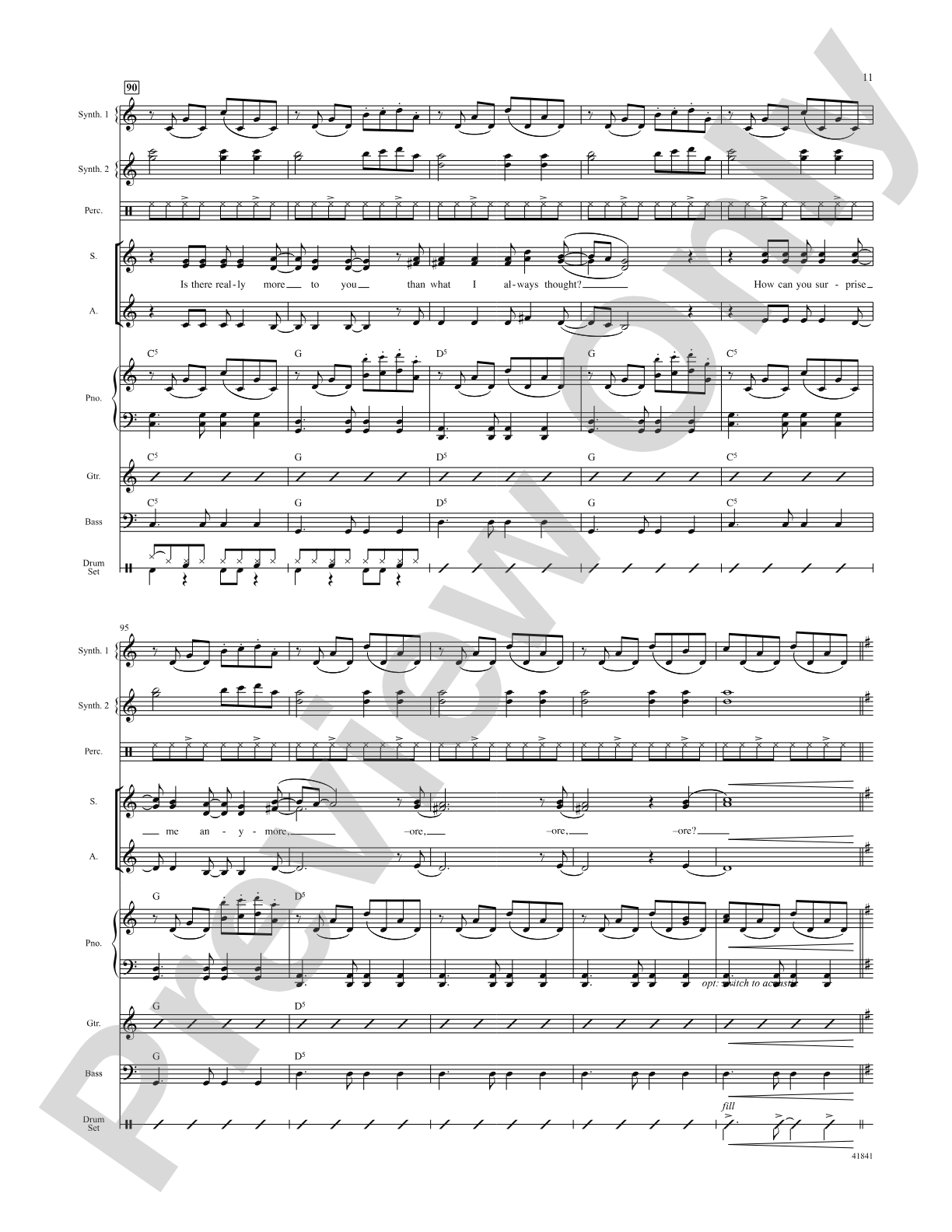 Kinky Boots: Score: Choral SoundPax