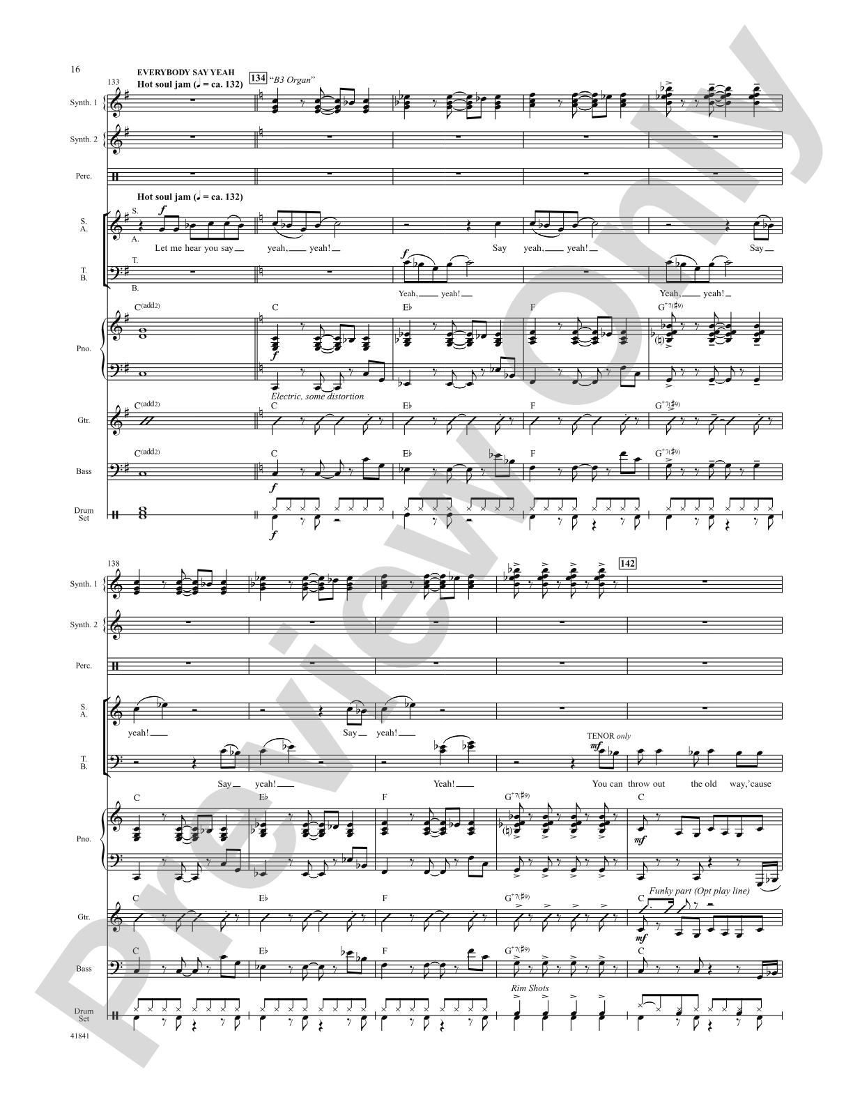 Kinky Boots: Score: Choral SoundPax