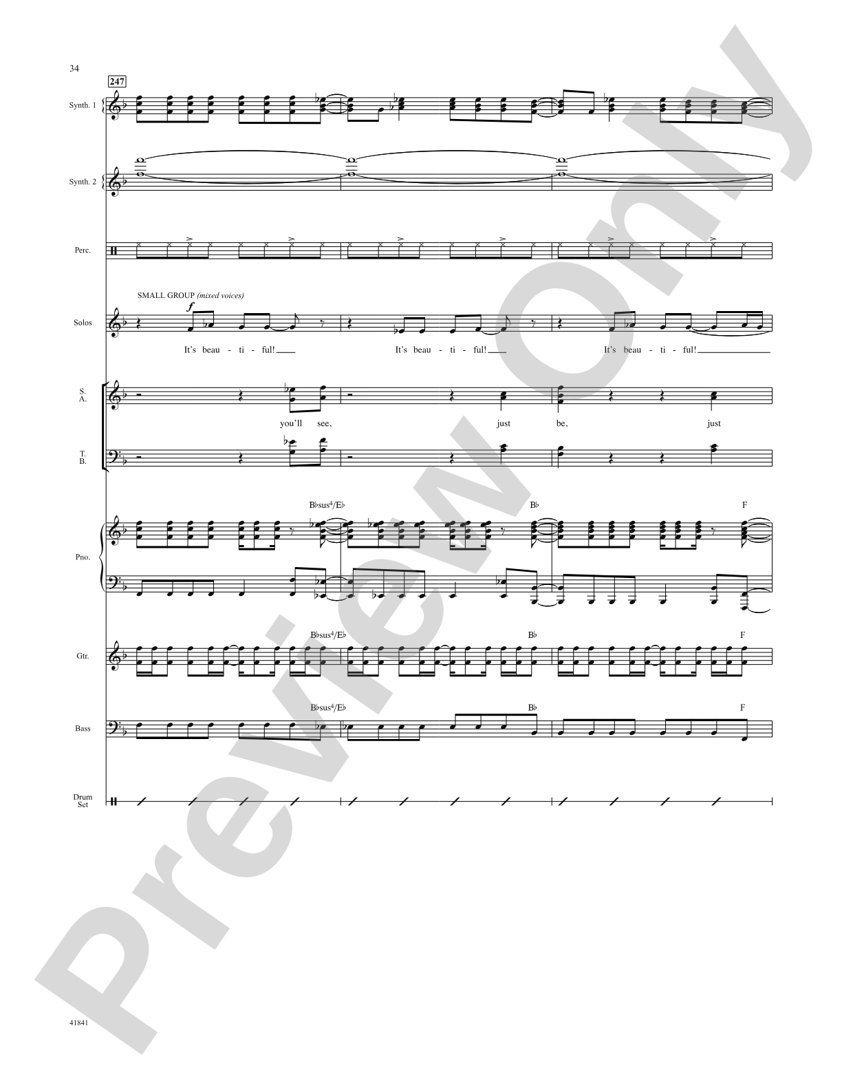 Kinky Boots: Score: Choral SoundPax