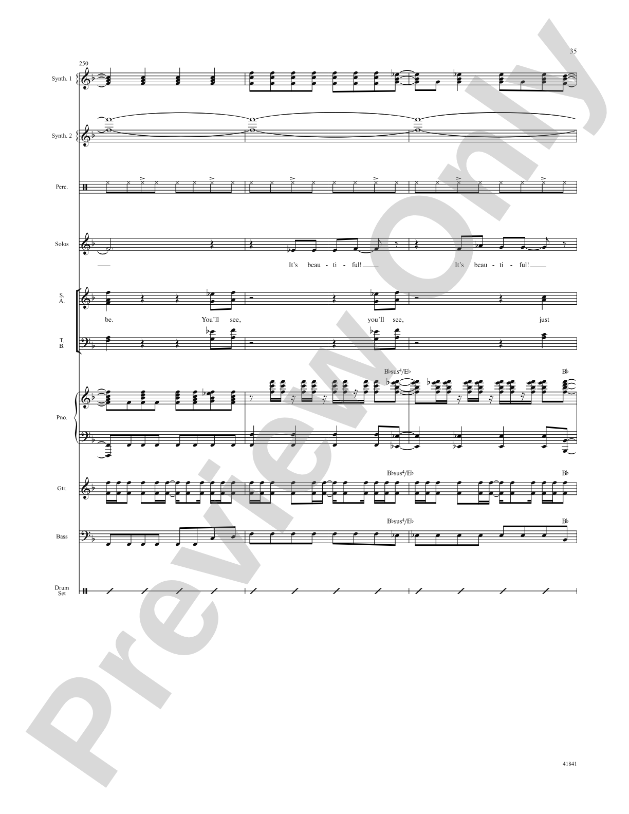 Kinky Boots: Score: Choral SoundPax