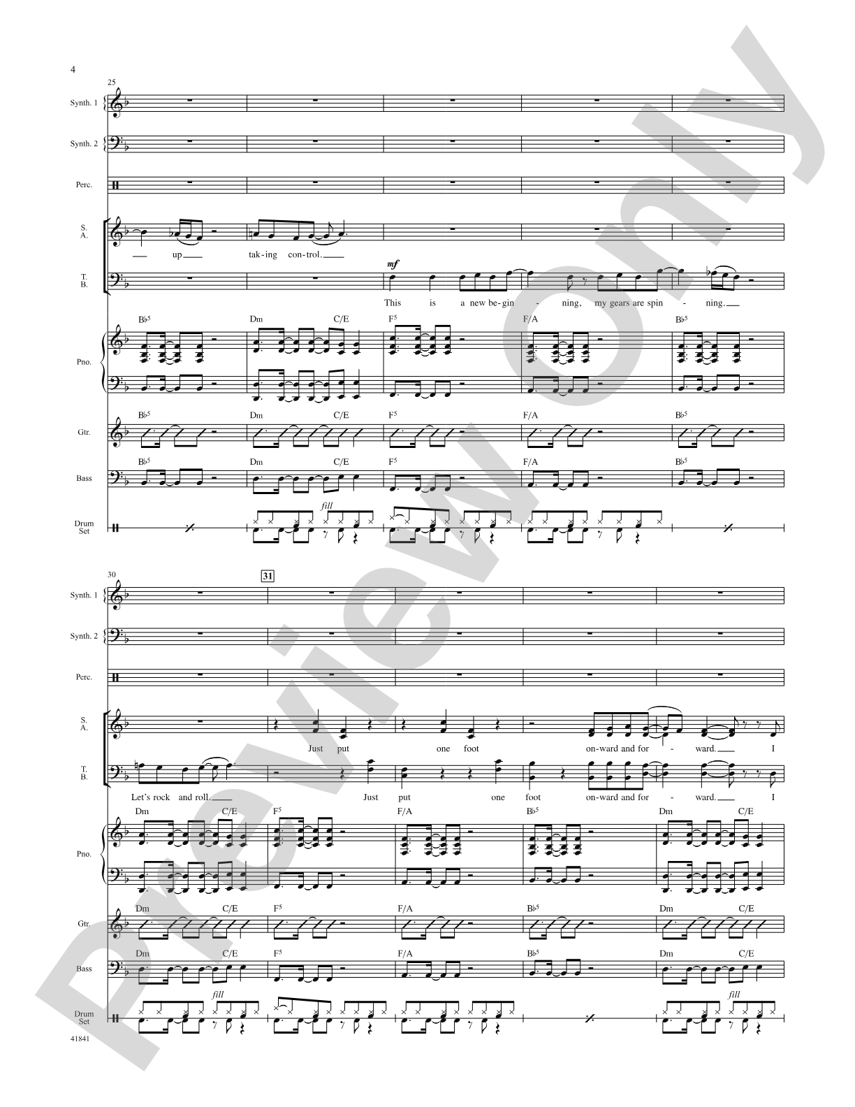 Kinky Boots: Score: Choral SoundPax